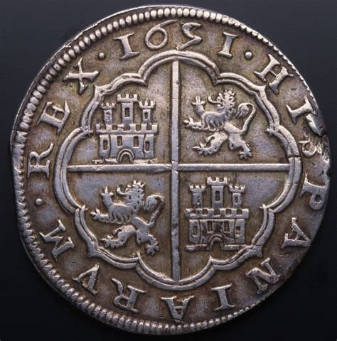 Spain Felipe IV 1621 1665 8 Reales 1651 31 Segovia I Catawiki