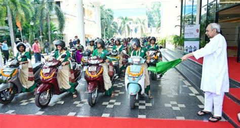 Odisha Chief Minister Launched The Mission Shakti Scooter Yojana For