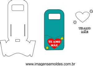 Molde Porta Carregador de celular dia das Mães 03