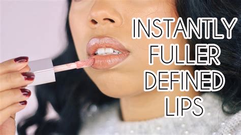 HOW TO MAKE LIPS FULLER DEFINED LIP CONTOURING Karina Waldron YouTube