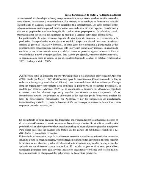 SOLUTION La Planificaci N Textual Y El Mejoramiento De La Escritura