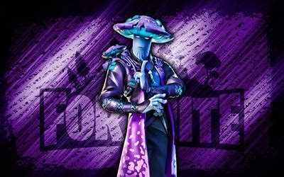 Descargar Loco Fortnite K Fondo Violeta Diagonal Arte Grunge