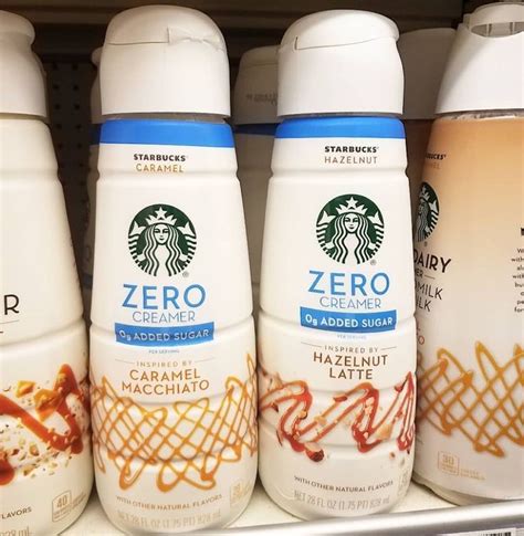 Starbucks New Zero Creamers Contain 20 Fewer Calories And 6 Grams Less