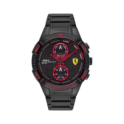 Buy Scuderia Ferrari APEX Analog Multifunction Black Round Dial Men S