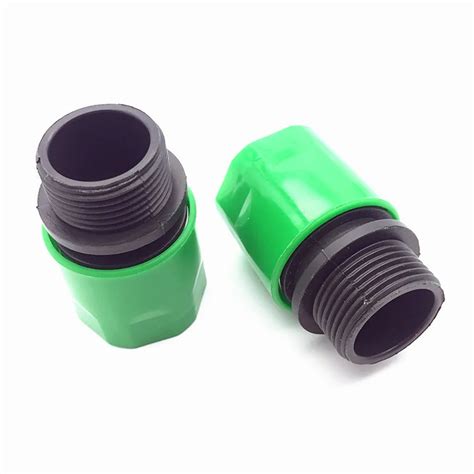 2 Pcs Garden Quick Connectors Irrigation Hose Connect Couping Pipe With