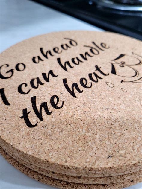 Funny Cork Trivet Hot Pad Etsy