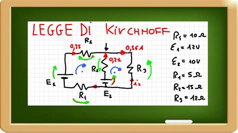 Legge Di Kirchhoff Circuito Elettrico Youtube