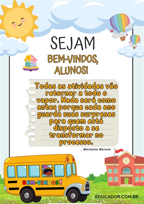 Volta As Aulas Mensagem