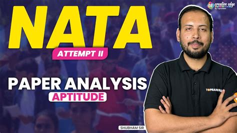 NATA II Attempt 2023 Live Paper Analysis NATA Aptitude Paper Review