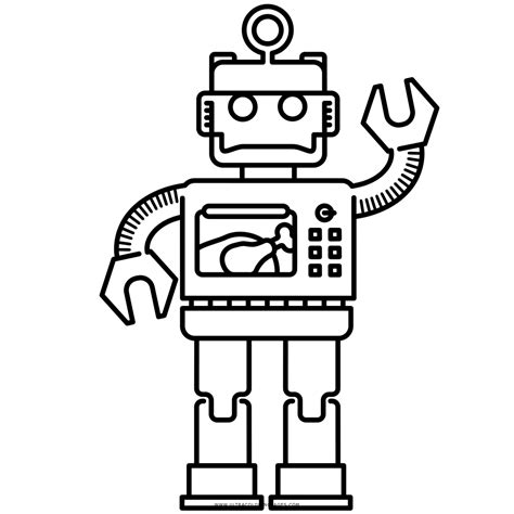 Dibujo De Robot Para Colorear Ultra Coloring Pages Pdmrea The Best