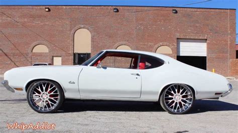 Whipaddict 71 Olds Cutlass On Amani Forged 24s Custom Dash Interior Trunk Six10designs Youtube