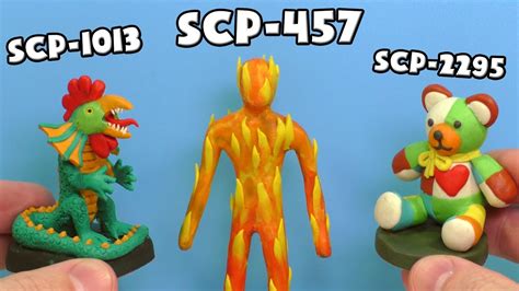 Making Scp 457 Scp 1013 And Scp 2295 With Clay Youtube