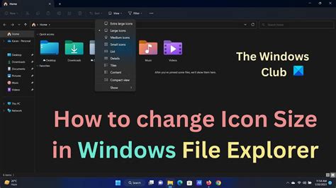 How To Change Icon Size In Windows 11 10 YouTube