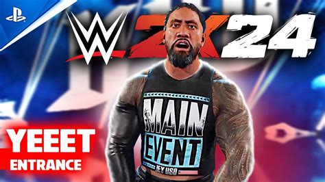 Wwe 2k24 Jey Uso Yeet Entrance Finisher Signature And More Youtube