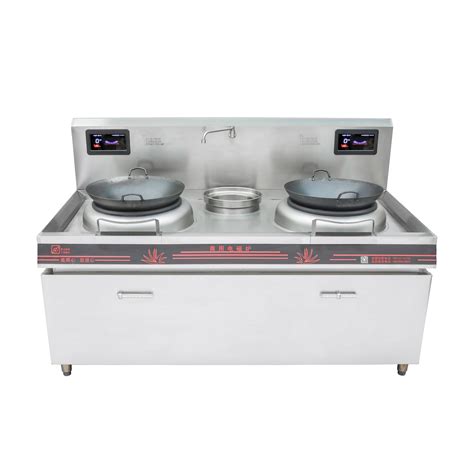 20kw Double Headed Commercial Kitchen Appliance Electromagnetic Induction Stove Cooker