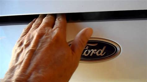 How To Open The Hood On A Ford Fusion Youtube