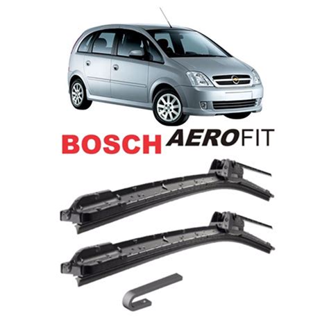 Par De Palhetas Dianteira Bosch Aerofit Limpador De Parabrisa