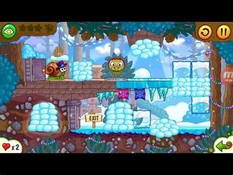 Let S Play Snail Bob Level Winter Story Youtube