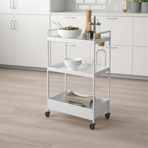 Nissafors Trolley White 50 5x30x83 Cm Ikea Ireland