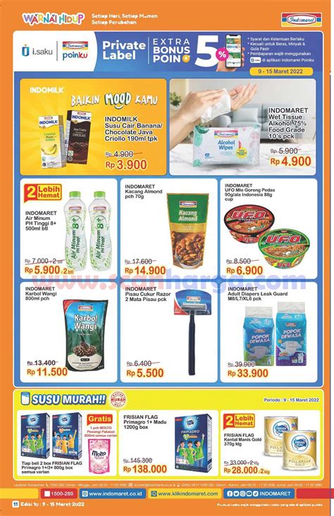 Katalog Indomaret Promo Terbaru 9 15 Maret 2022 SoPasti