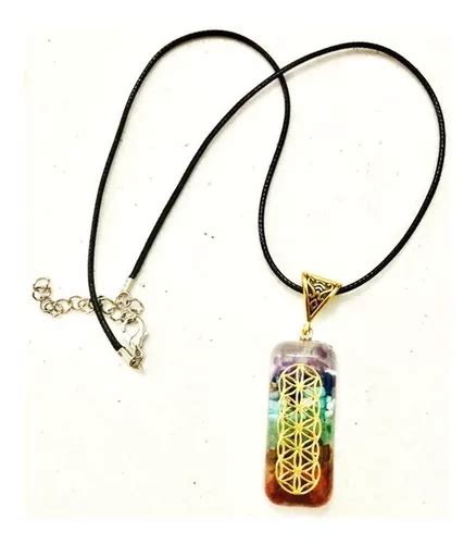 Collar 7 Chakras Protección Sanación Orgonita Reiki Sanación Meses