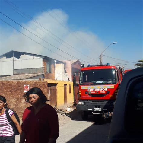 Galer A Incendio Estructural Afect A Una Vivienda En Paipote