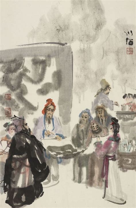 傅小石 赏画图江苏九德 2012年春季去伪存真大型艺术品拍卖会江苏九德拍品价格图片拍卖专场拍卖会预展拍卖会结果卓克拍卖频道