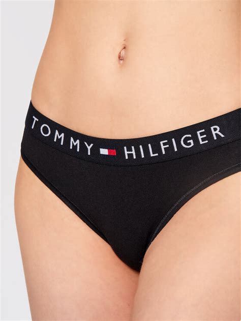 Tommy Hilfiger Figi Klasyczne Bikini UW0UW01566 Czarny Modivo Pl