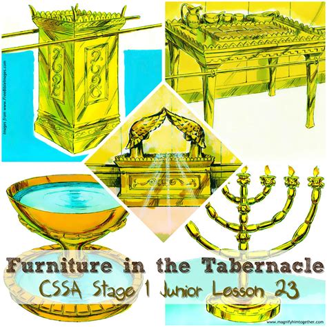 7 pieces of furniture in the tabernacle 5