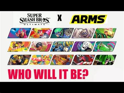 Which ARMS Fighter Will Be Added To Smash Bros Ultimate YouTube