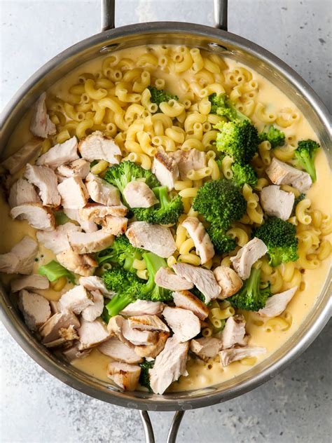 Chicken Broccoli Macaroni and Cheese - Completely Delicious