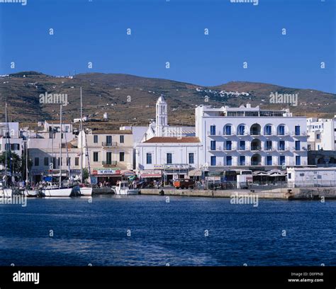 View Of Andros The Northernmost Island Of The Greek Cyclades