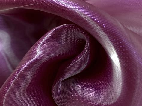 Silk Blend Liquid Look Metallic Organza Bandj Fabrics