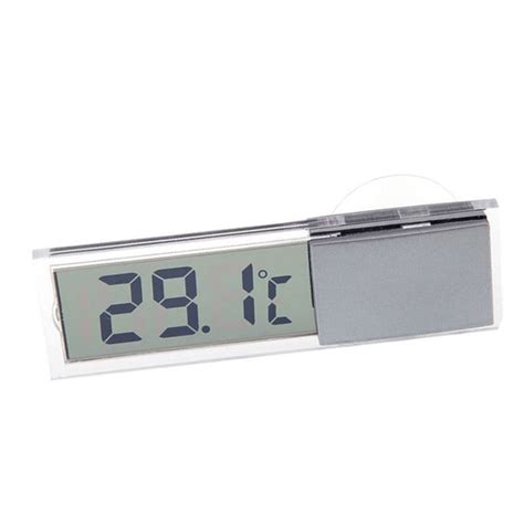 VALINK Car Thermometer Osculum Type Celsius Fahrenheit LCD Digital