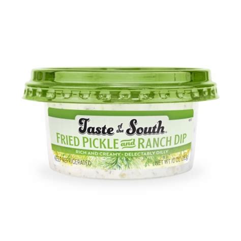 Taste Of The South Fried Pickle And Ranch Dip 10 Oz Kroger