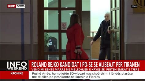 Roland Bejko Kandidat Për Tiranën Nga Pd Ja E Alibeajt Kush Janë