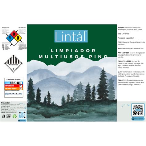 Limpiador Lintal multiusos aroma Pino Lintál