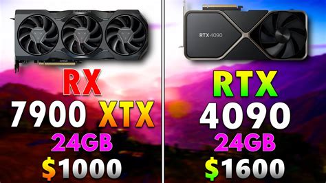 RX 7900 XTX 24GB Vs RTX 4090 24GB Which Is More Powerful YouTube