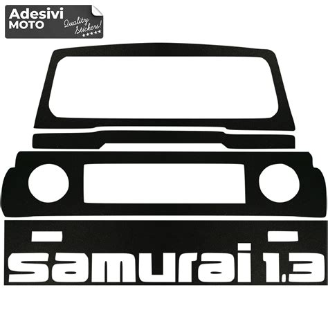 Samurai Stickers Adesivi Moto