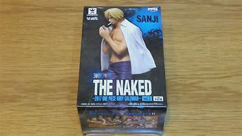 One Piece Sanji The Naked Body Calendar Figure Banpresto Unboxing