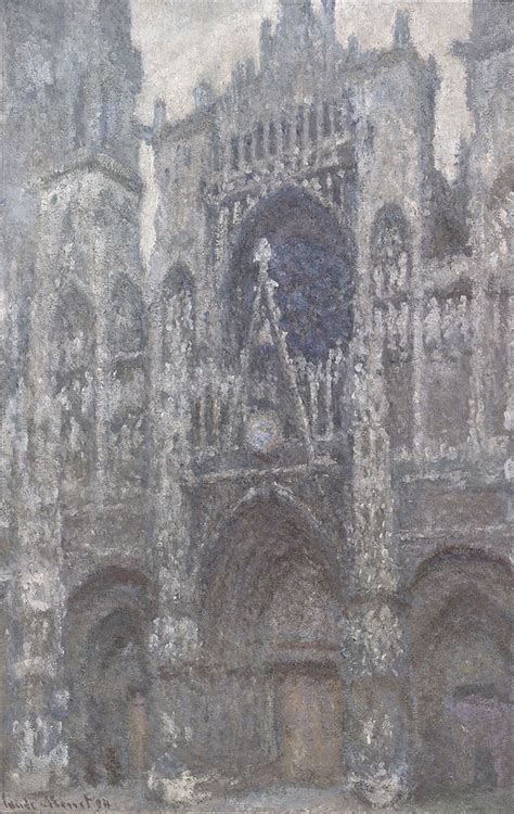 Claude Monet La Cath Drale De Rouen Le Portail Temps