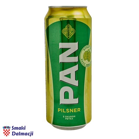 Piwo Jasne Pilsner Puszka L Pan Smaki Dalmacji