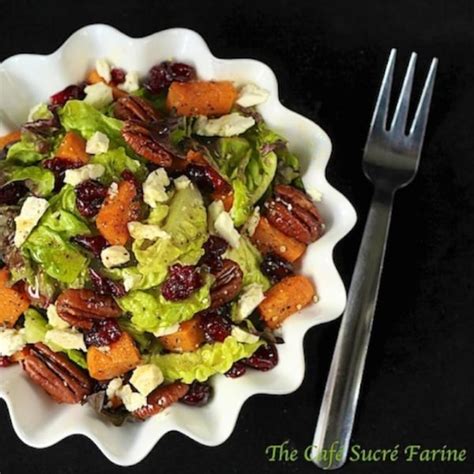 Roasted Sweet Potato Salad With Honey Cumin Vinaigrette