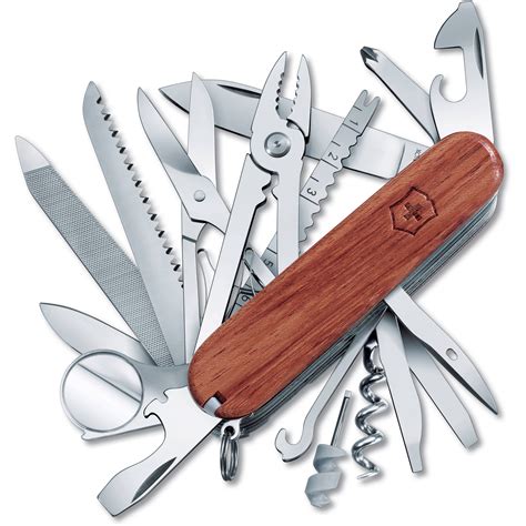 Victorinox Swisschamp Pocket Knife Hardwood 53526 Bandh Photo