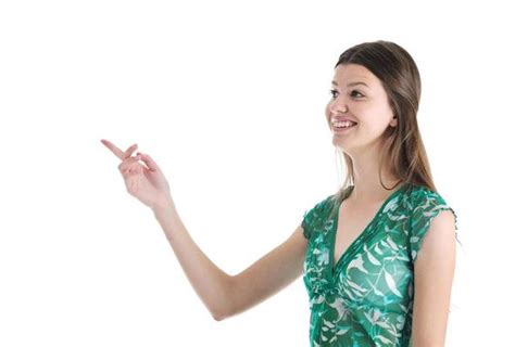 female pointing stock  images  backgrounds