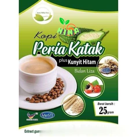 Kopi Peria Katak Plus Kunyit Hitam Bidan Liza Sachets X G Lazada