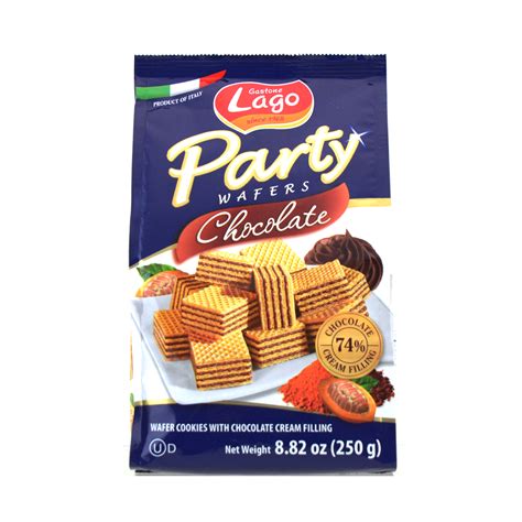 GASTONE LAGO Party Wafers Chocolate Cream Filling 250g Tak Shing Hong