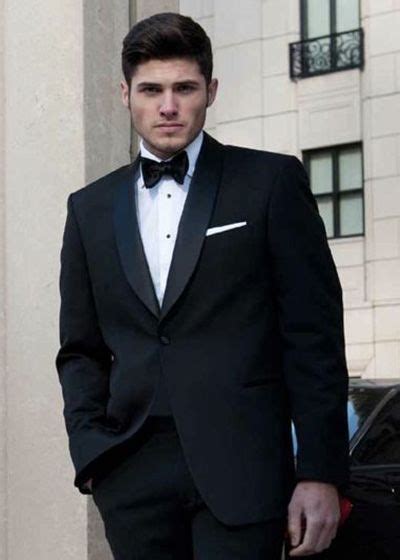 One Button Shawl Tuxedo By Ike Behar Rental Style