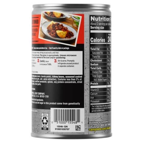 Campbell S Chunky Hot Spicy Chili With Beans 19 Oz Ralphs