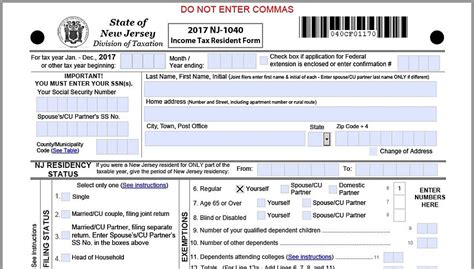 New Jersey State Tax Form 2023 - Printable Forms Free Online